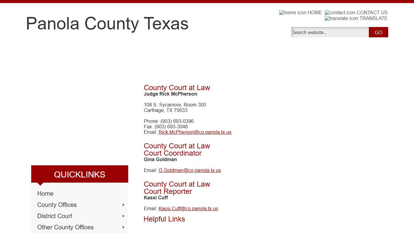 Panola County, Texas